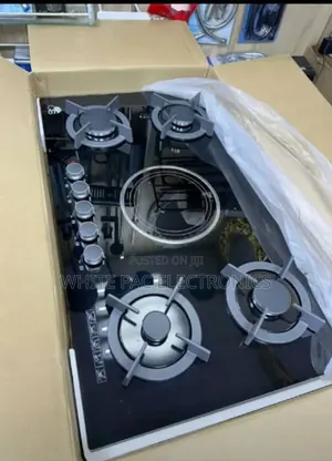 New Gs Automatic 4 Gas by 1 Electric Cooker > 5 Years Warranty
