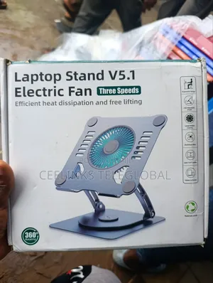 Cooling Pad Laptop Stand V5.1 360 Electric Fan