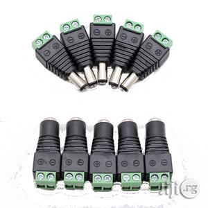 5 Pairs of Male/Female Dc Power Jack Connector Cable