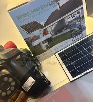 3camera 3ptz Smart Solar CCTV Camera 12mp