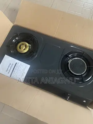 New Boscon Two Burner Table Gas Cooker With 1 Infrared Burner