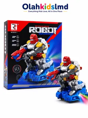 Dynamic Robot Warrior Toy – Lights, Music 360° Rotation