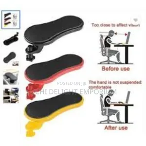 Rotatable Arm Rest With Mousepad (Red)