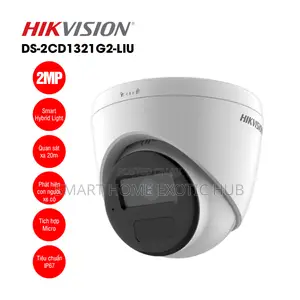 Hikvision Smart Hybrid Light 2mp Ip Camera, Ds-2cd1321g2-Liu