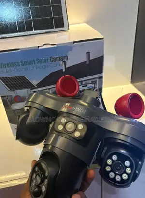View Point 12mp V380 Triple Lens PTZ Solar Camera