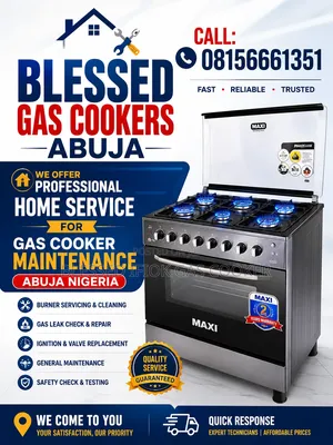Gas Cooker Maintenance.
