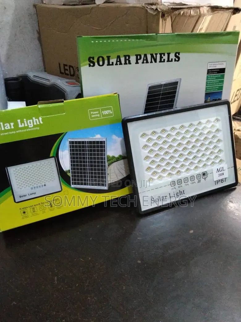 200watts Solar Flood Light With Panel