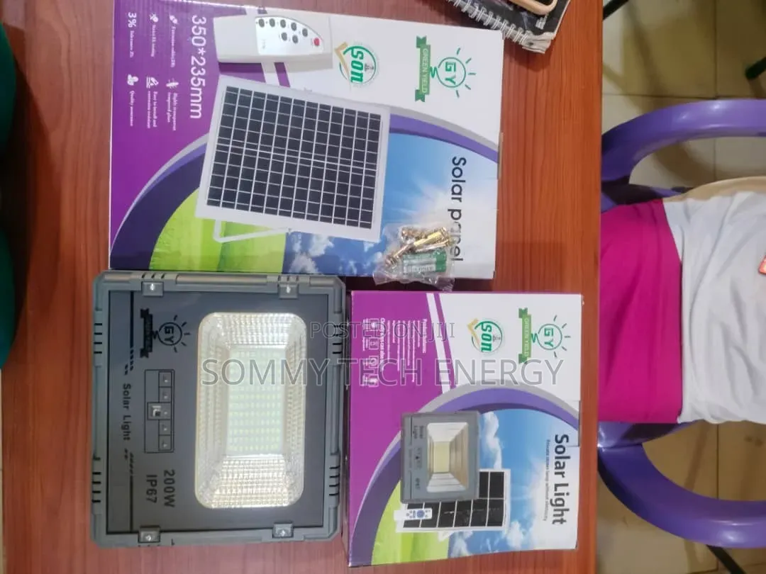 200watts Solar Flood Light With Panel