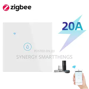 Tuya Zigbee Touch Smart 20amps Switch White Color
