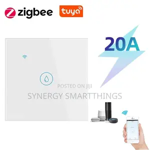Tuya Zigbee Touch Smart 20amps Switch White Color