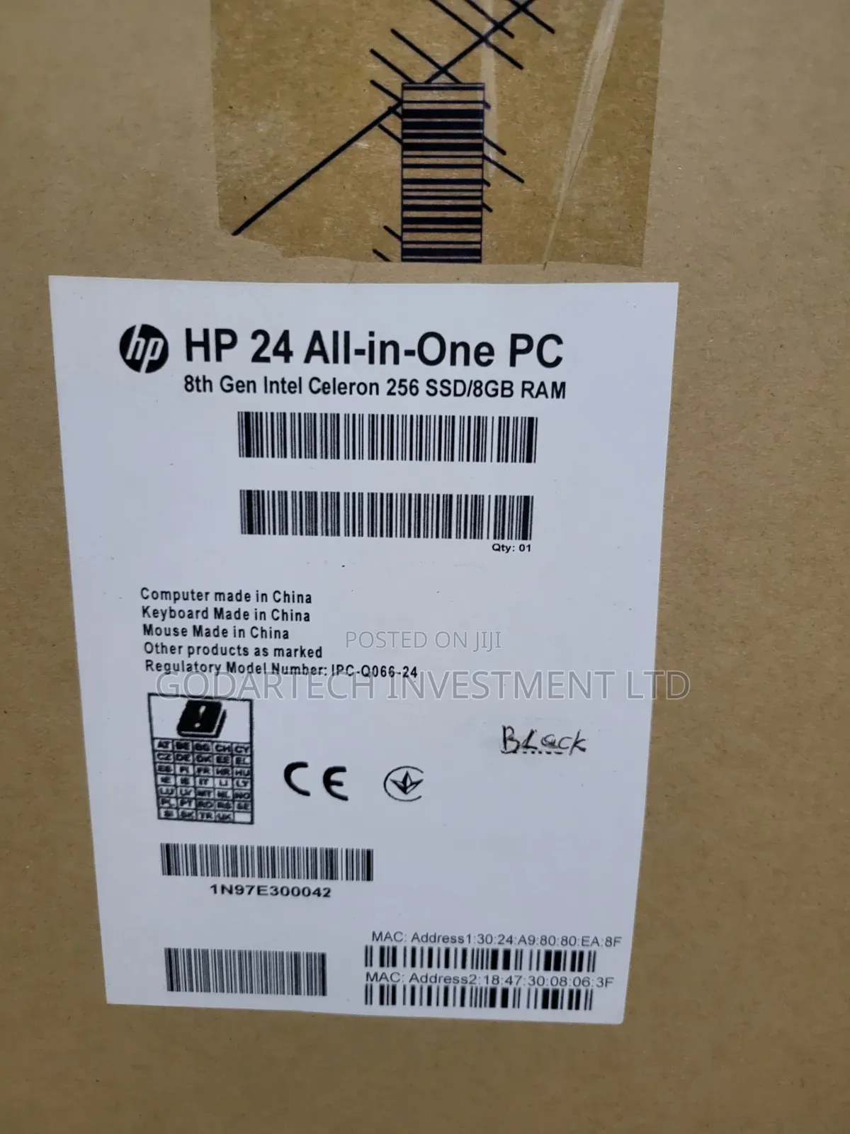 New Desktop Computer HP AiO 22 8GB Intel Celeron SSD 256GB