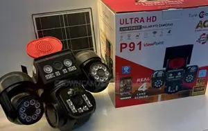 PTZ Powered 4 Lens PTZ CCTV Security Camera