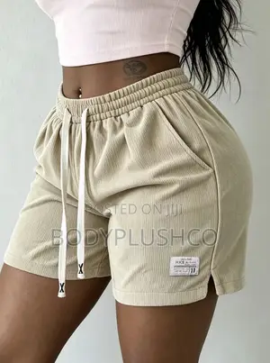 Corduroy Drawstring Sweatpants