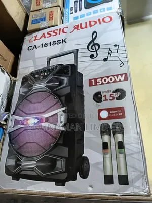 Classic Audio 15" Public Address Pa System Big Body Speaker Ca-1618sk