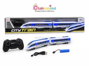 SYRCAR City Train RC Toy Set – Remote Control, Lights, Ages 6+