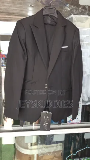 Plain Black Boys Suit