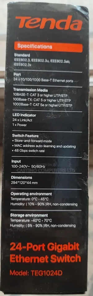24port Gigabit Tenda Switch