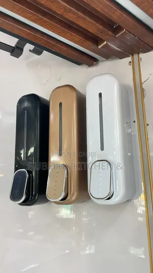 Brand New 3-in-1 Wall Mounted Shower Dispenser - Black, Gold, White