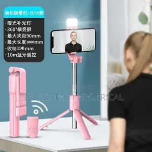 Pink Smart Selfie Stick and Phone Holder