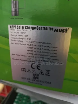 100ah Must Controller