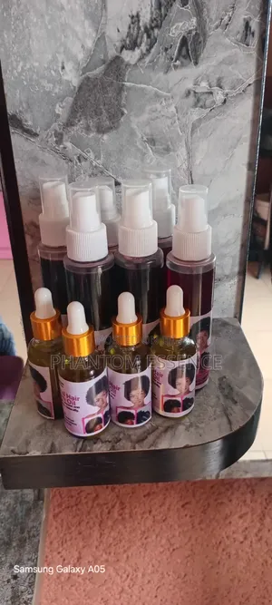 Natural Hair Growth Oils and Spray