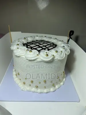 Luxury Birthday Cake With Gold Pearls Available on Preorder