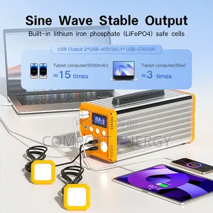 300w Solar Generator With 70w Panel