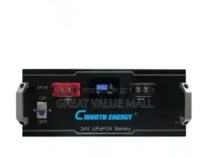 C-Worth 2.5kWh 24V LiFePO4 Lithium Battery