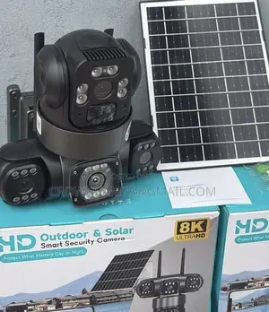 Latest Triple Lens 4G Solar CCTV Camera – Wireless Outdoor PTZ