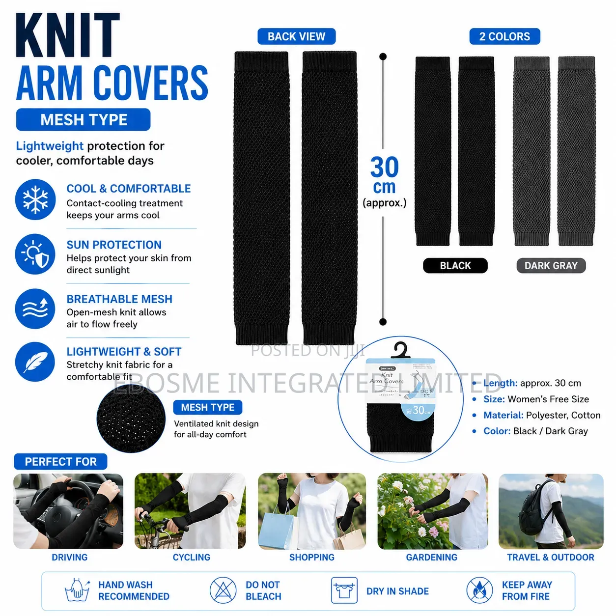 Knit Arm Covers