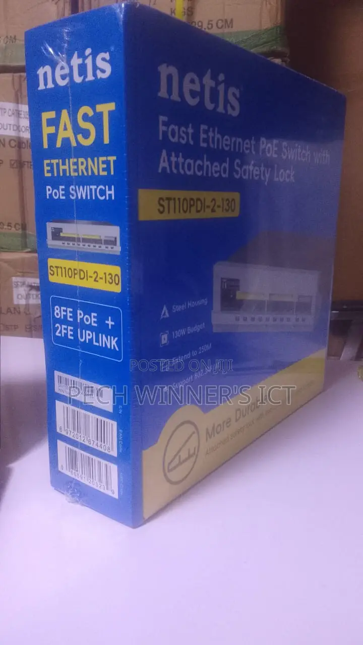 NETIS 8 Port Poe Switch