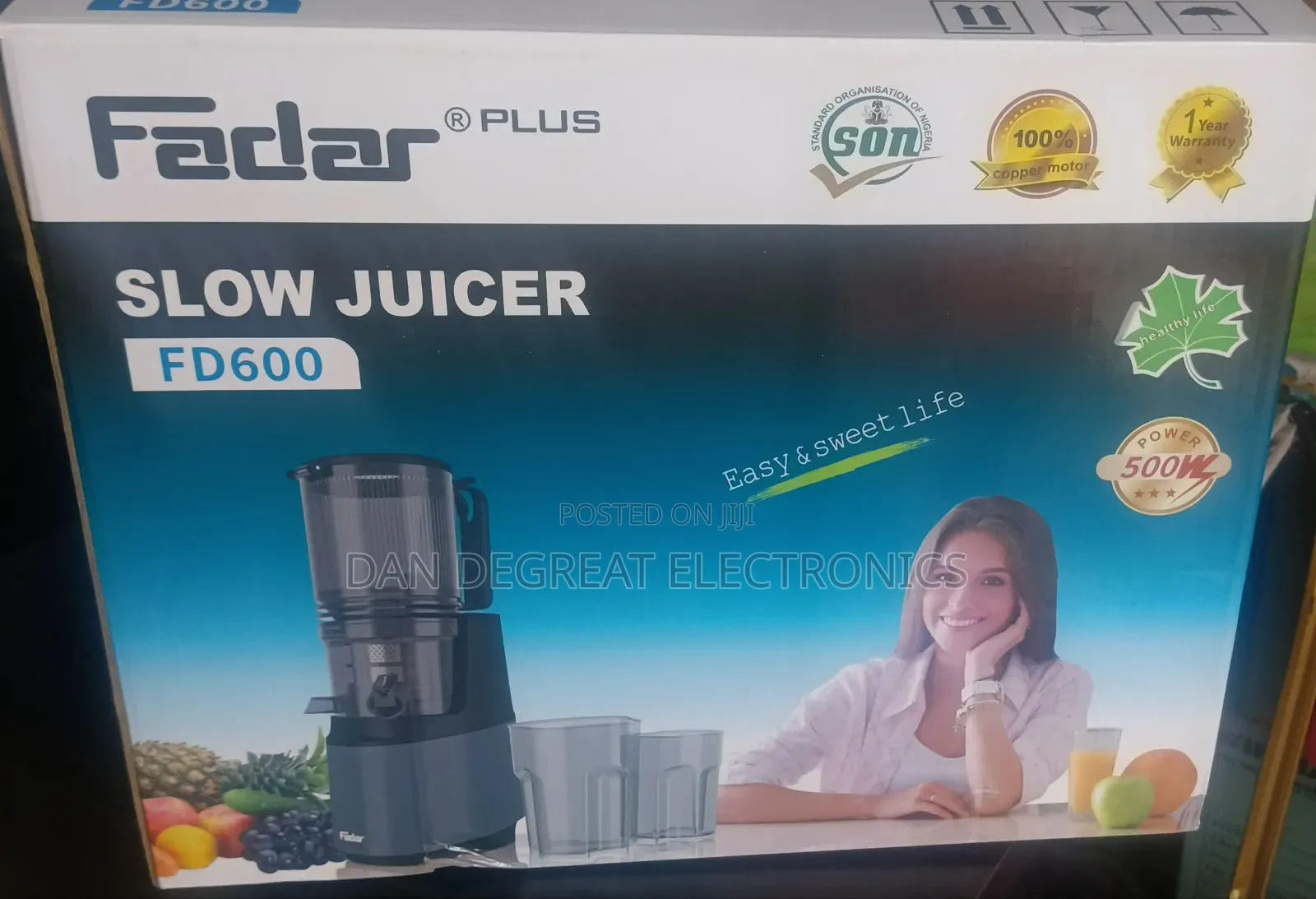 Fadar Plus Slow Juicer FD600