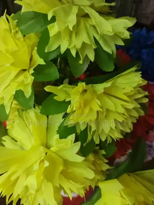Artificial Flower and Vase Set