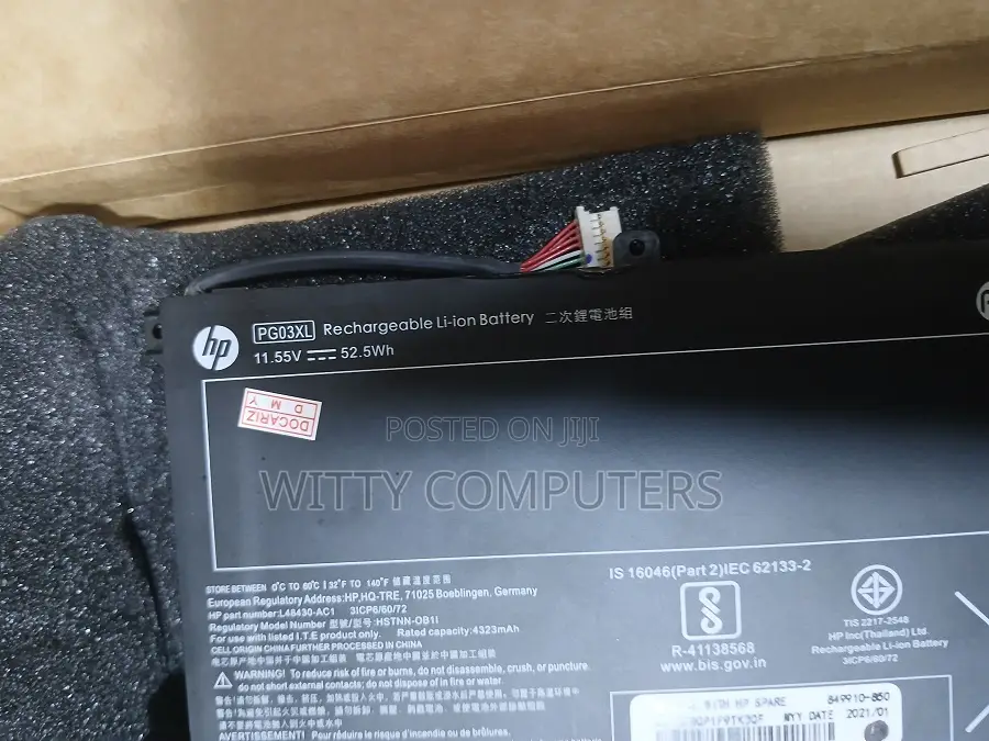 HP PG03XL Laptop Battery