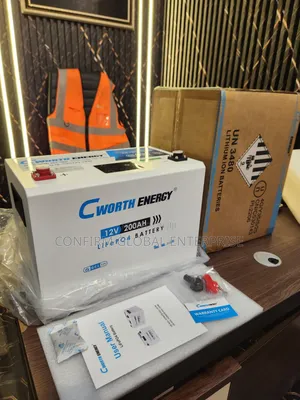 Cworth 12V 200Ah Lithium Iron Phosphate (LiFePO4) Battery – Long Life