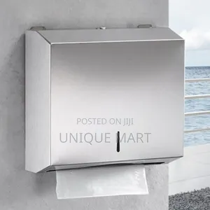 Wall Mounted Stainless Steel Paper Towel (Serviette) Dispenser. Manual