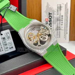 Tissot Stone Dotted Ice Rubber Strap