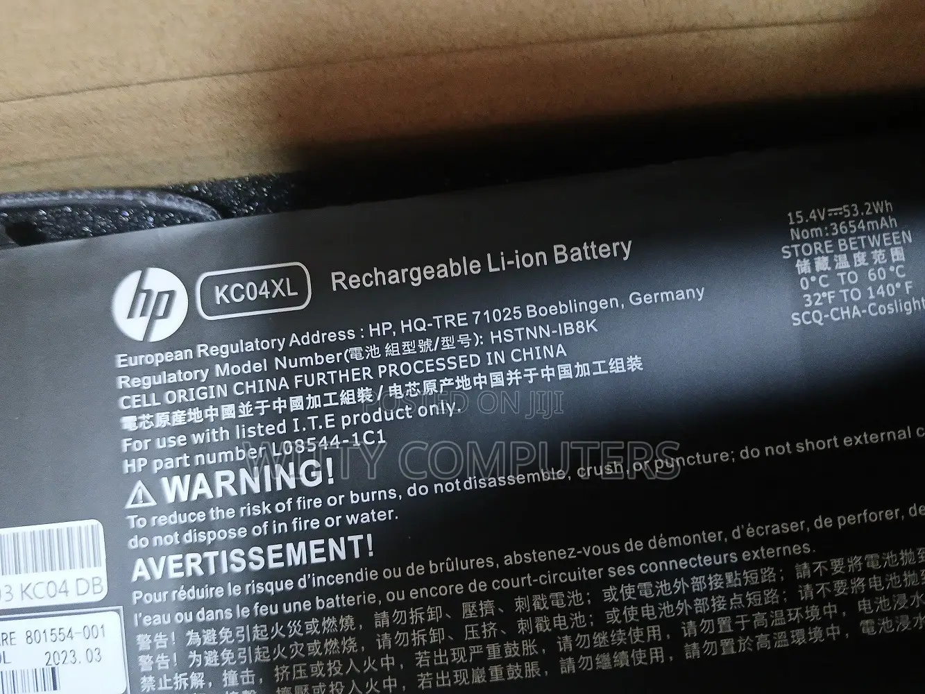 HP Kc04xl Battery