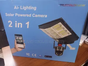 Solar Smart CCTV Camera .All in One Security Light