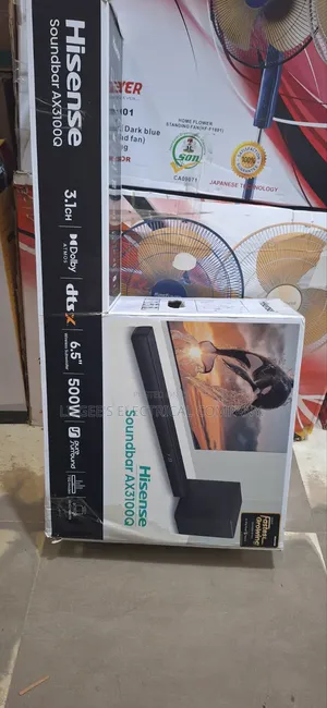 Authentic Hisense 500 Watts Sound Bar With Wireless Subwoofer