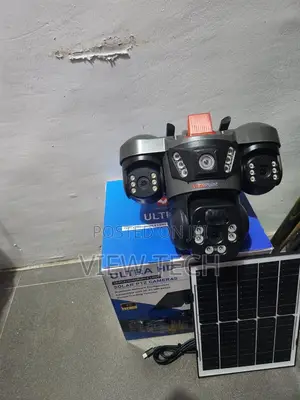 Solar CCTV Camera 4G Tripple Lens