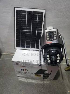 4G Solar Camera 12MP Dual Lens