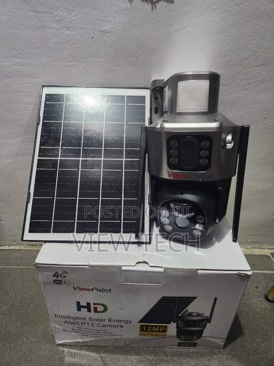 Dual Lens Solar Camera 4G