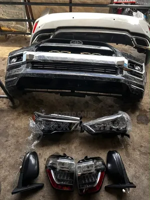 Complete Front Bumper and Headlight Back Light for Toyota 4runner 2018