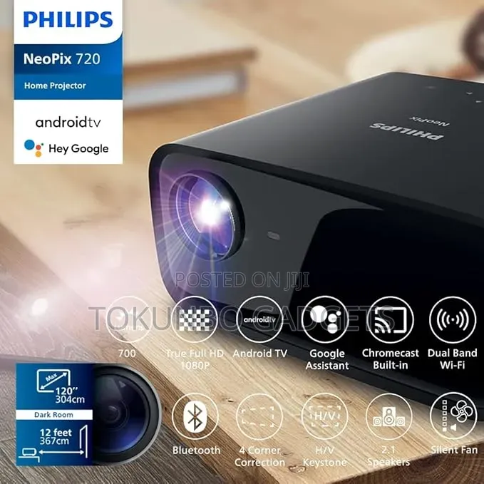 Philips NeoPix 720 Full Hd 1080p Projector With Android TV