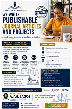 Write Publishable Journal Articles Projects