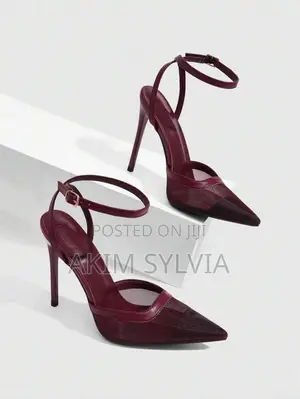 Original Shein Burgundy Court Heels