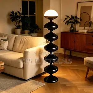 Modern Sculptural Orb Floor Lamp