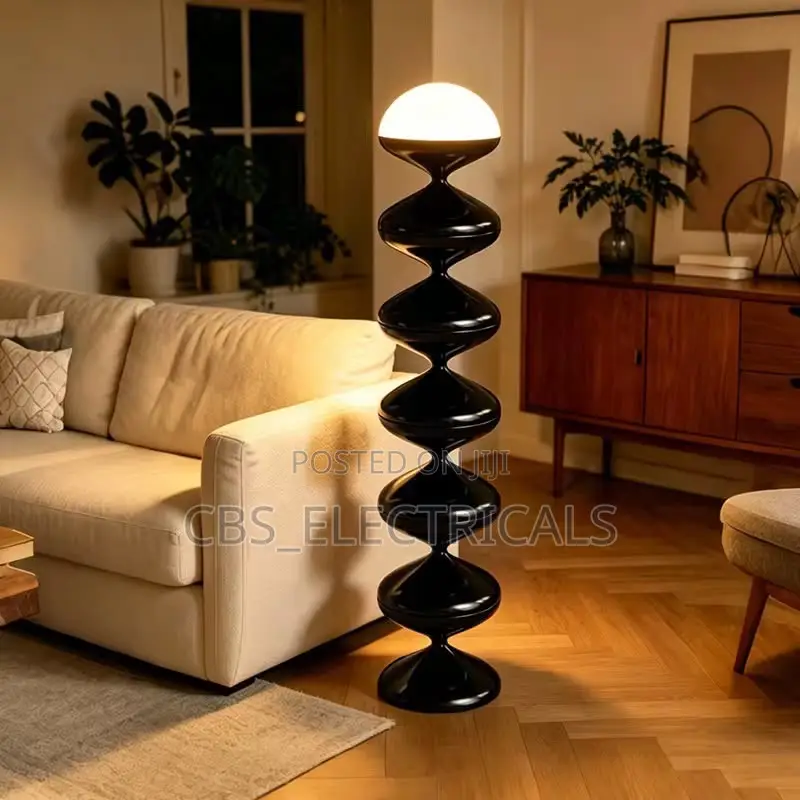 Modern Sculptural Orb Floor Lamp