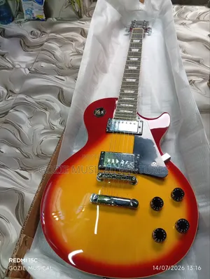 Kaysen Less Paul Electric Guitar 6 Strings Red Colour and White Colour
